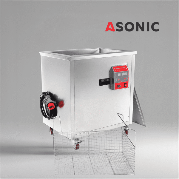 ASONIC-IND-1000-8 ASONIC IND-1000 ultrazvučna kada, izdržljiv sustav od nehrđajućeg čelika za teška čišćenja u tvornicama i radionicama.
