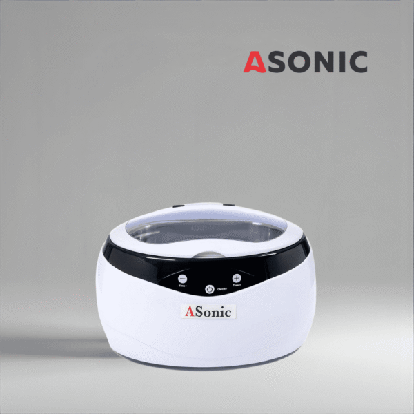 Ultrazvučni čistač ASONIC HOME-650, prijenosni sustav za kućanstva kojima je potrebno pouzdano čišćenje dodataka.