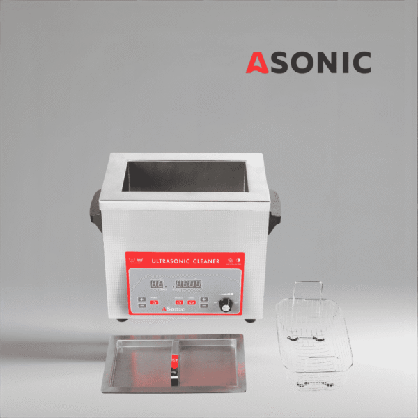 ASONIC IND-40 kompaktna ultrazvučna kada, idealna za industrijsko čišćenje malog opsega i laboratorijsku upotrebu.