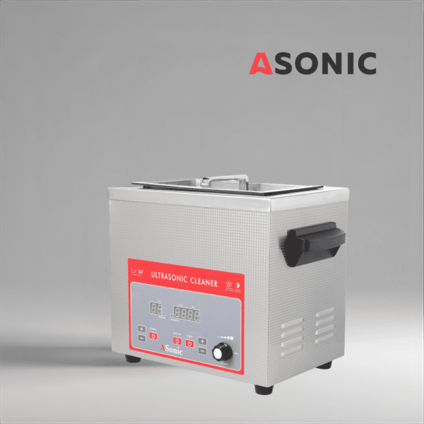 ASONIC IND-40 industrijska ultrazvučna kada, izdržljiva posuda od nehrđajućeg čelika za laboratorije, radionice i klinike.