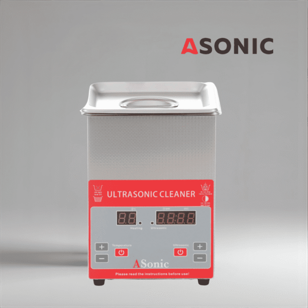 ASONIC PRO 2L ultrazvučni čistač s poklopcem – poluprofesionalni ASONIC PRO 2L ultrazvučni čistač od nehrđajućeg čelika s poklopcem za poluprofesionalnu upotrebu.