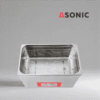 ASONIC Industrial 29L ultrazvučni čistač s poklopcem ASONIC 29L industrijski ultrazvučni čistač s zatvorenim poklopcem od nehrđajućeg čelika za zahtjevno profesionalno čišćenje.