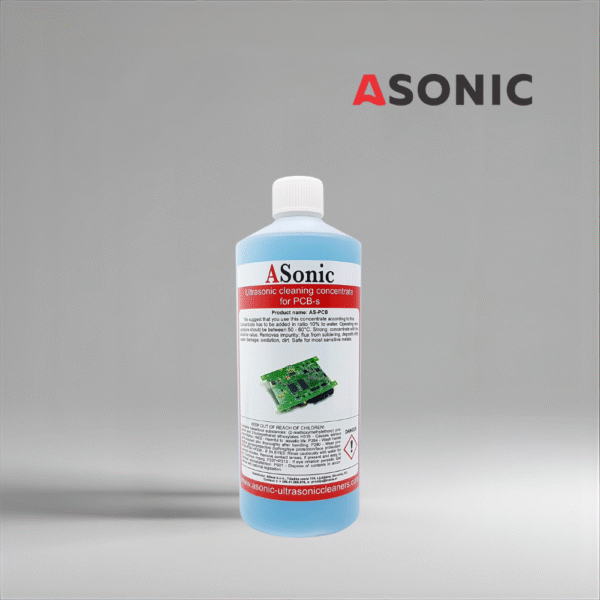 ASONIC PCB-1 ultrazvučni deterdžent, 1 L otopina za sigurno i precizno čišćenje tiskanih pločica i elektronike.